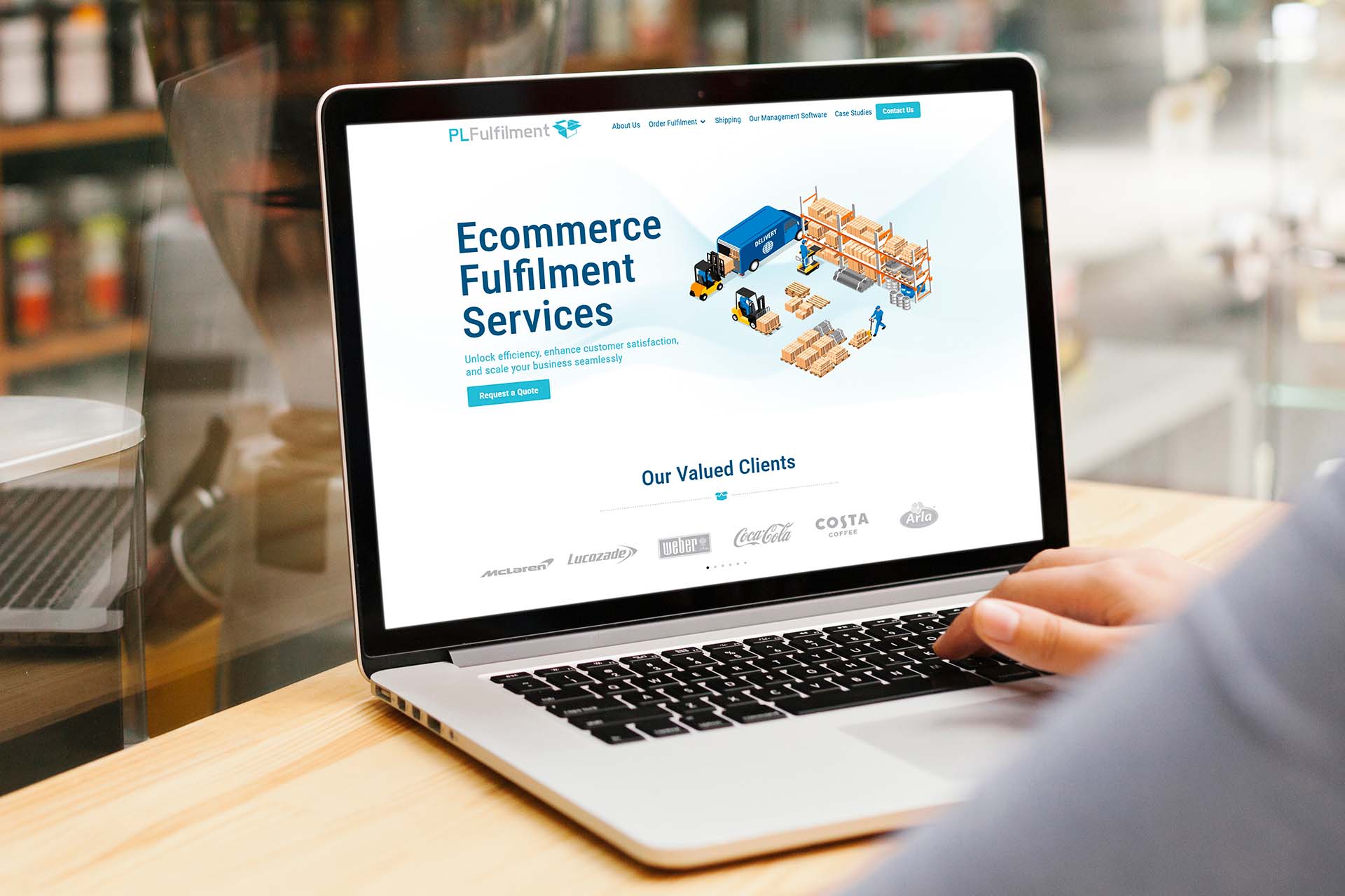 PL Fulfilment - Corporate WordPress Website Design