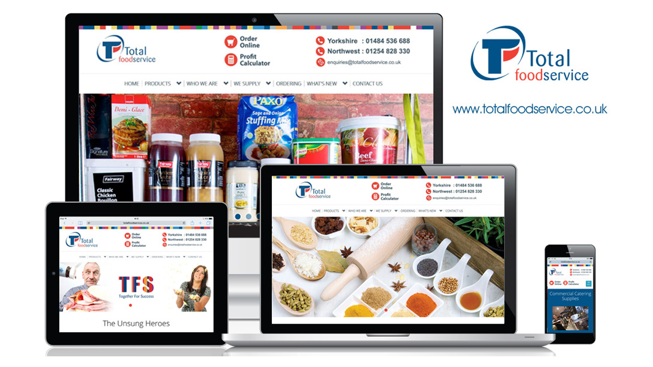Total Foodservice Solutions - Corporate Website - Responsive Design